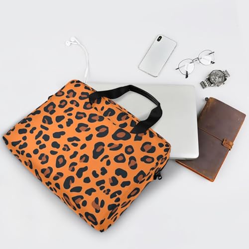 Funda para portátil 15.6" estampado naranja leopardo miniatura 7