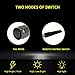 MA3TY Tactical Flashlight with Pressure Switch, Zoomable Rechargeable Rail Light, 1200 Lumens High Power Weapon Light with Offset Picatinny Mount, Emergency Handheld Flashlights, Black