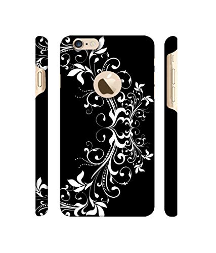 Image of Amazon Brand - Solimo Designer Flower Art Pattern 3D Printed Hard Back Case Mobile Cover for Apple iPhone 6 / 6S (Logo Cut)