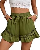Matières : Ce short d'été pour femme est confectionné dans un tissu doux et respirant, pour un confort optimal. Léger et aéré, il vous gardera au frais et à l'aise même par temps chaud