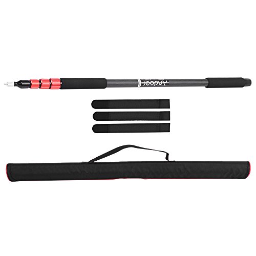 Perche microphone HUIOP TP-3000C anti vibration carbone 300 cm portable - 5