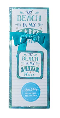 Bloc-notes magnétique The Beach Is My Happy Place pour frigo
