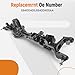 maXpeedingrods Dana 44 Front Axle Housing Assembly for Jeep Wrangler JL Rubicon models from 2018 to 2020 3.73 Axle Ratio, Replace# 68400405, 68400405AA