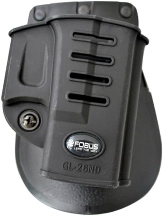 Fobus GL26ND Concealed Carry OWB Paddle Holster for Glock 26 and 27 (Gen 1-4)