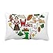 DIYthinker Galles cuore di amore del Regno Unito Landscap Bandiera nazionale Gettare lombare del cuscino Inserire Cuscino casa Divano Decor regalo