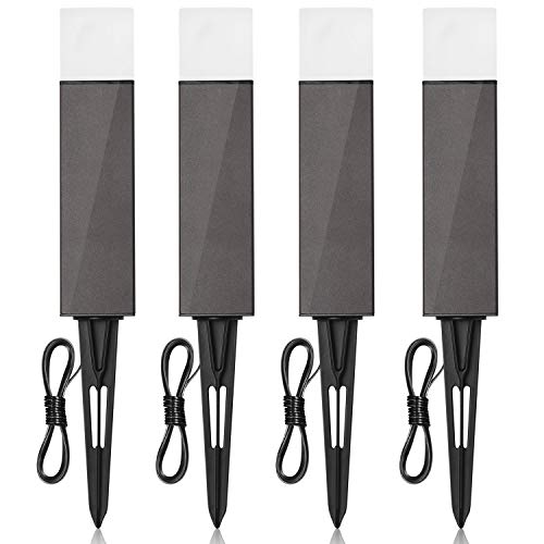 LNDXING Landscape Lights, 3W 12V Garden Lights, 4 Pack IP65 Waterproof Low Voltage Outdoor Landscape Lights Lighting, 3000K Warm White Pathway Garden Yard Patio Lamp