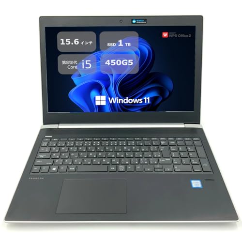 �y�����ςݕi�z 450G5 ��15.6�^�t��HD (1920×1080) - ��8���� Core i5- ������16GB - SSD 1TB - web�J����-WiFi&Bluetooth - USB Type-C - Win11���� - WPS Offi