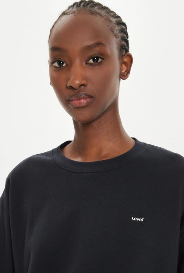 Levi'S Sudadera para Mujer Everyday, Caviar, M