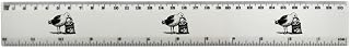 Azeeda 'Seagull with Crisp Packet' 30cm (12 Inch) White Plastic Ruler (RL00090328)