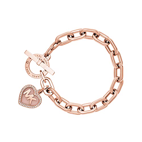 Michael Kors Women's Symbols Rose Gold-Tone Link Bracelet (Model: MKJ5060791)
