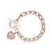 Michael Kors Symbols Rose Gold-Tone Link Bracelet