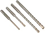 4 piezas Dewalt DT9700-QZ DT9700-QZ-Juego de brocas SDS-Plus Extreme 2 en cassette de plástico Ø 5,6,8,10mm, 0 W, 0 V, Set de 4 Piezas