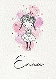  Enéa: Carnet de notes A5  Prénom personnalisé Enéa  Cadeau d\'anniversaire pour fille, femme, maman, copine, sœur ...  Petite princesse  120 pages lignée, Petit Format A5 (14.8 x 21 cm)