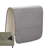Zunishaone Couch Arm Pads - Anti Slip Soft Durable Armrest Shield with Built-In Remote Storage | Multifunctional Water Resistant Cover for Phones Tablets Books Protectors Easy Use Cleaning