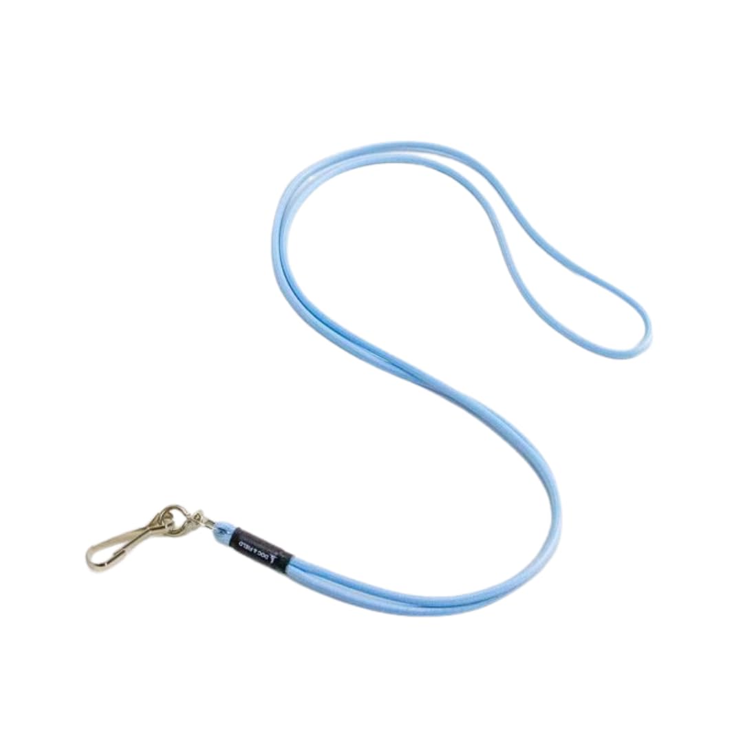 Dog & Field SIGNATURE DOG WHISTLE LANYARD – Lightweight, Stylish & Durable Whistle Lanyard for Dog Training – Comfortable Rubber Hardware – (Light Blue)