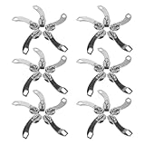 iplusmile 15 Pares Tiradores Cremallera para Equipaje Metálicos Resistentes Doble Capa Plata Curva Accesorios Reparación Cremalleras Maletas y Mochilas Viaje