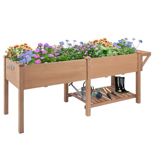 ketive Raised Garden Bed with Legs Outdoor, 80'