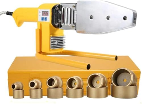 Welding Machine Kit, 1000W Digital Display Hot Melt Pipe Welding Machine with 20-63mm Welding Head for Plastic Pipes