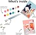 Retro Cocktail Paint by Numbers Kit for Adults Beginner - Wine Glass Adult Paint by Number kit,Easy 2 Pack Acrylic Adults' Paint-by-Number Kits On Canvas for Dorm Decor 8x12inch(with Frame)