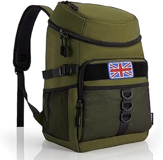 JOYHILL Backpack Cooler, Tactical Insulated Large Capacity Lunch Bag Suitable for Women Men Camping Hiking Picnics Beach