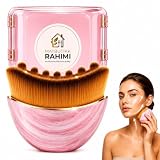 Matbutikk Rahimi Lymphatic Contour Face Brush – Soft Facial Massage & Skin Cleansing Brush for Face, Face Brush, Neck & Jawline – Portable Beauty Tool with Storage Case