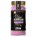 McCormick Finishing Sugar, Black Currant, 2026 Flavor of the Year, Rimming & Baking Sugar, For Dessert, Ice Cream, Muffins, Cupcakes, Pie, Cocktails, Fruit, and More, 2.75 oz