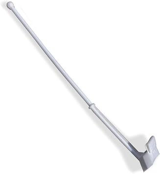 Vispronet Car Window Flagpoles Heavy Duty 20in Plastic Flagpoles Withstand Up to 70mph on Highways Fits 12in x 18in Flags