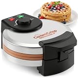 Elite Gourmet Belgian Waffle Maker with PFAS-Free CeramiCrisp™ Ceramic...