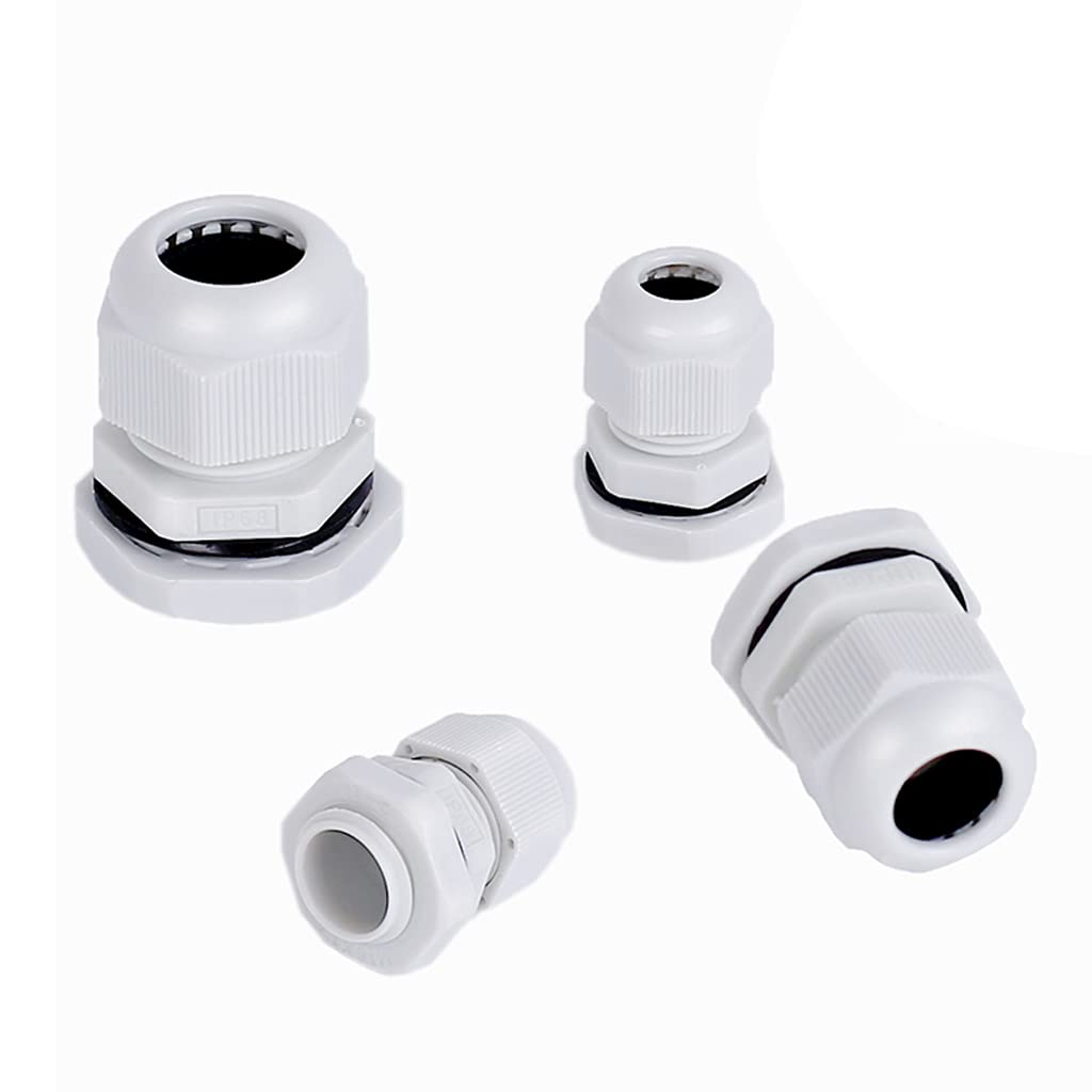 40 Pcs M12 M16 M20 M25 X 1,5 Presse-étoupe Plastique Cable Gland - Foto 2