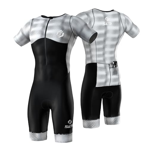 SLS3 Triathlon Suits Mens - Aerodynamic Sleeved Tri Suit Men