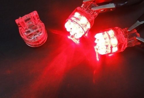 Ledin 2 Pcs Of Red 15 Led Bulb Lower Tail Light 7443 7440 992 T20 7441 #TOP1