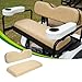 YUWEIDG0769 Universal Rear Replacement Cushion for Golf Cart Rear Seat Kit, Compatible with Most Golf Cart Flip Seats, Tan Color