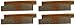 Hornby R8977 Skaledale 00 Gauge Brick Walling - Straight