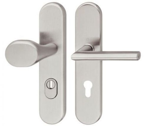 Preisvergleich Produktbild HOPPE-Edelstahl-Schutz-Beschlag für HAUSTÜREN Modell Stockholm mit ZA