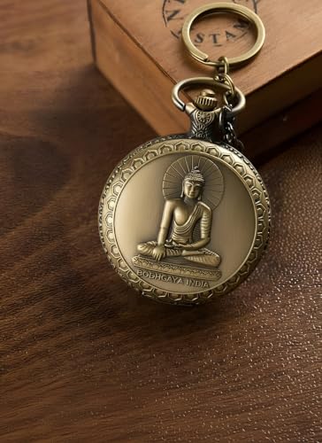 Image of Antique Bronze Pocket Premium Vintage Theme Metallic Home Key Chain & Key Rings | Best Gift for Men, Woman, Boys & Girls on their Special Occassions