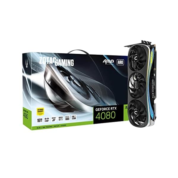 ZOTAC GeForce RTX 4080 Amp Extreme Airo 16GB GDDR6X