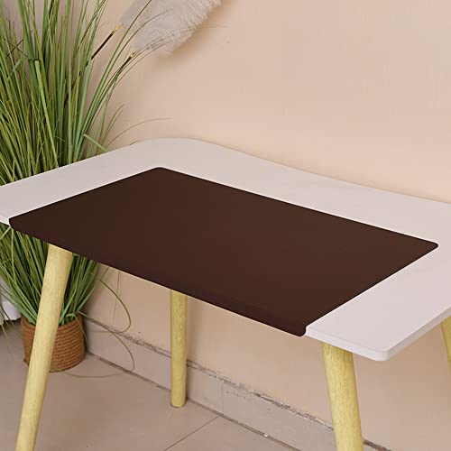 Alfombrilla de escritorio impermeable con borde de fijación, alfombrilla de mouse extendida, protector de escritorio, alfombrilla antideslizante para computadora portátil, accesorios de oficina en