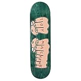 marrón azul Toy Machine Unisex - Fists Natural Deck, Color marrón, Azul, 8.5 x 31.875 EU