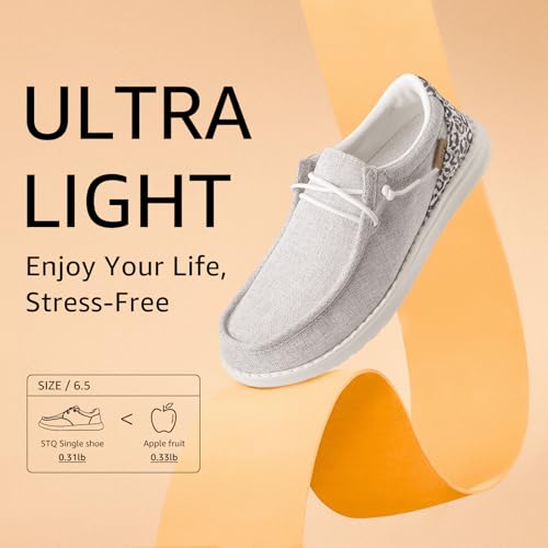 Image of STQ Women's Orthopedic Loafers丨Lightweight Casual Boat Shoes for Plantar Fasciitis