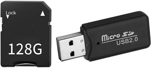 CCD Digital Camera Memory Card + Card Reader(128G)