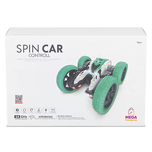 Carrinho de Controle Remoto Spin Car Controll (VERDE)