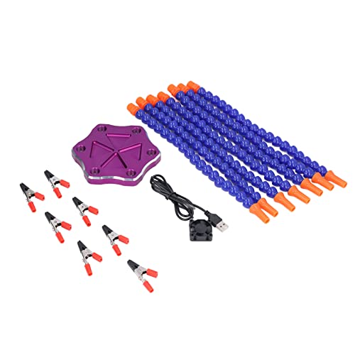 Troisième main de soudage stable avec base premium et 6 bras