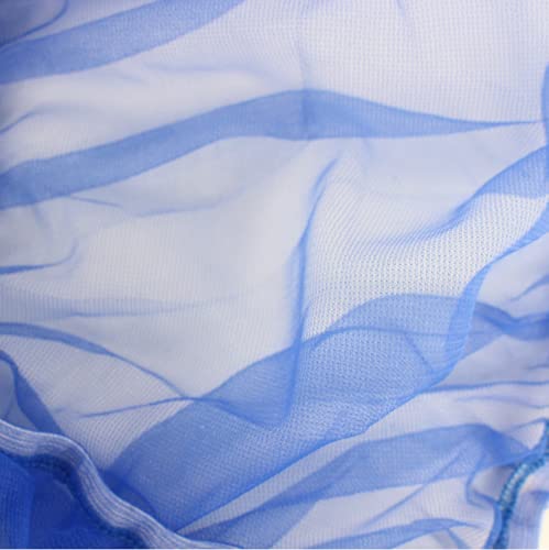 Cooci Ventilated Nylon Bird Cage Cover Shell Seed Catcher Bird Cage Seed Catcher Stretchy Nylon Mesh Net Cover (L Size)