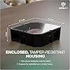 REPELEM 10 x Pre-Baited Mouse Bait Station Kit - Mouse Poisoning Indoor Single-Feed Brodifenacoum Poison, Ready to Use Poisoning Bait, For the control of Mice Indoors | Easy Rodent control