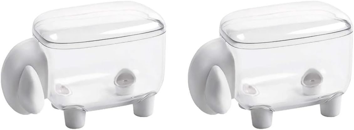 2pcs Box Toothpicks Toothpick Container Holder Toothpick White - Cleansing Cotton