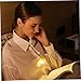 Reading Light, 3 Color Temperatures ＆ Stepless Dimming Book Light for Reading at Night, Clip on/Standing Lamp, Rechargeable Book Lamp