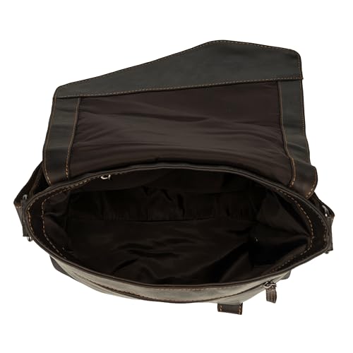 Noah Messenger Bag – Chestnut Full-Grain Leather Crossbody Bag for Men – 11" Tablet Shoulder Satchel4