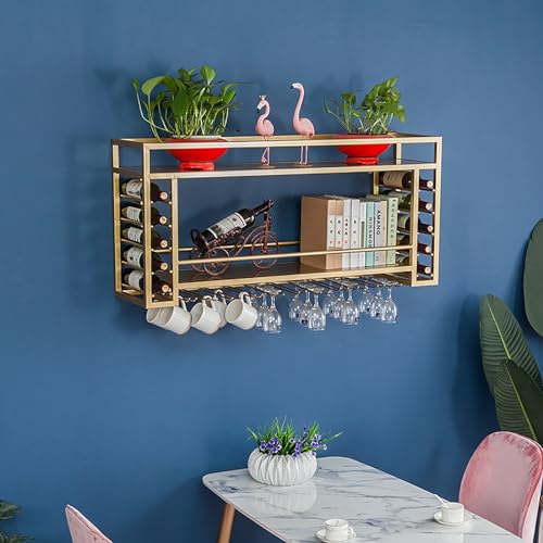 Support de bouteille en fer mural pour éviter le désordre des verres - 2