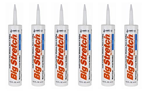 Sashco 10006 10.5oz Clear Big Stretch® Caulk & Seal miniatura 1