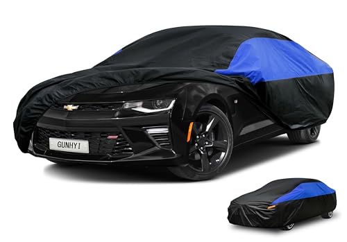Image of GUNHYI Chevrolet Car Cover Custom Fit Chevrolet Chevy Cavalier Waterproof All Weather, Lightweight Full Exterior Cover for Automobiles Outdoor Sun UV Rain Dust Snow Wind Protection.